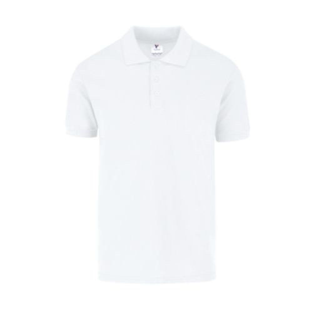 PLAYERA TIPO POLO PIQUE PARA CABALLERO BLANCO EEG imagen